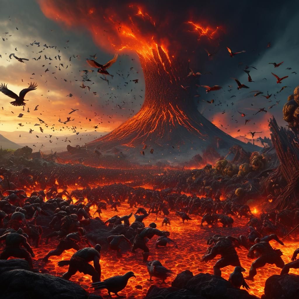 Juggernaut and Hulk vs. Demon Kiwi Birds