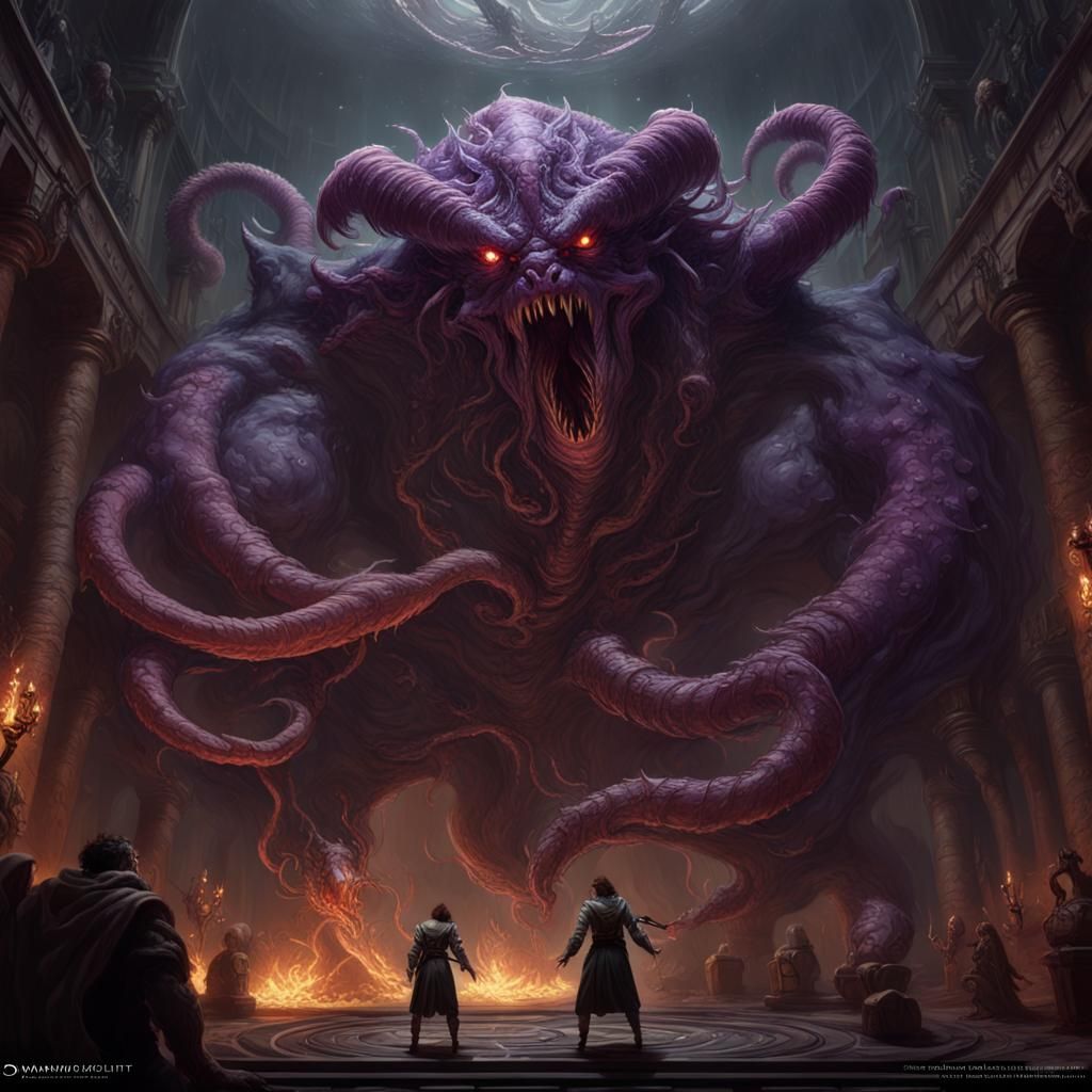 Azathoth vs Balrog: Dark Fantasy Dungeon Fight