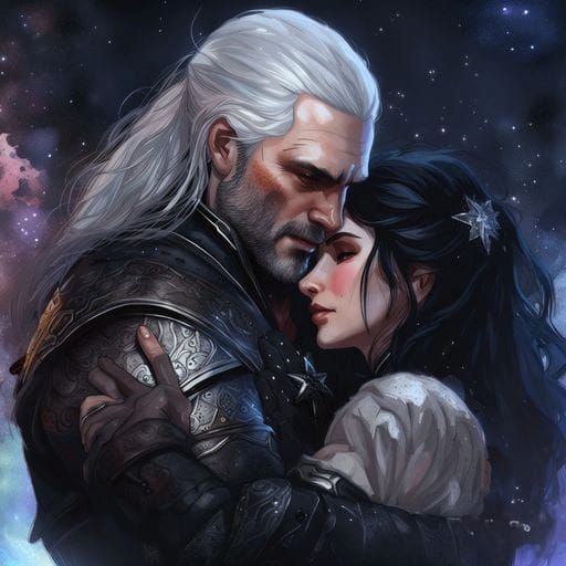 Geralt and Yennefer: An AI Interpretation