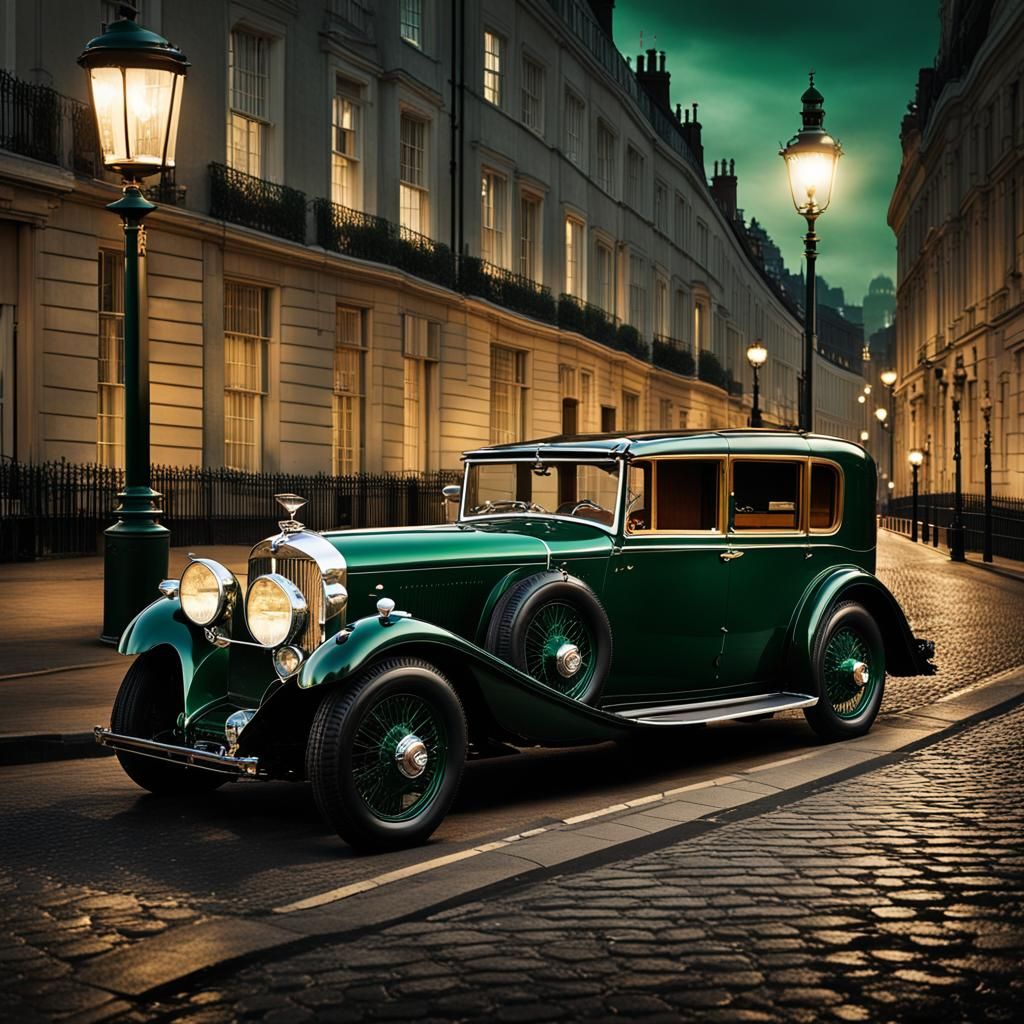 1932 Bentley in London: A Vintage Car Masterpiece