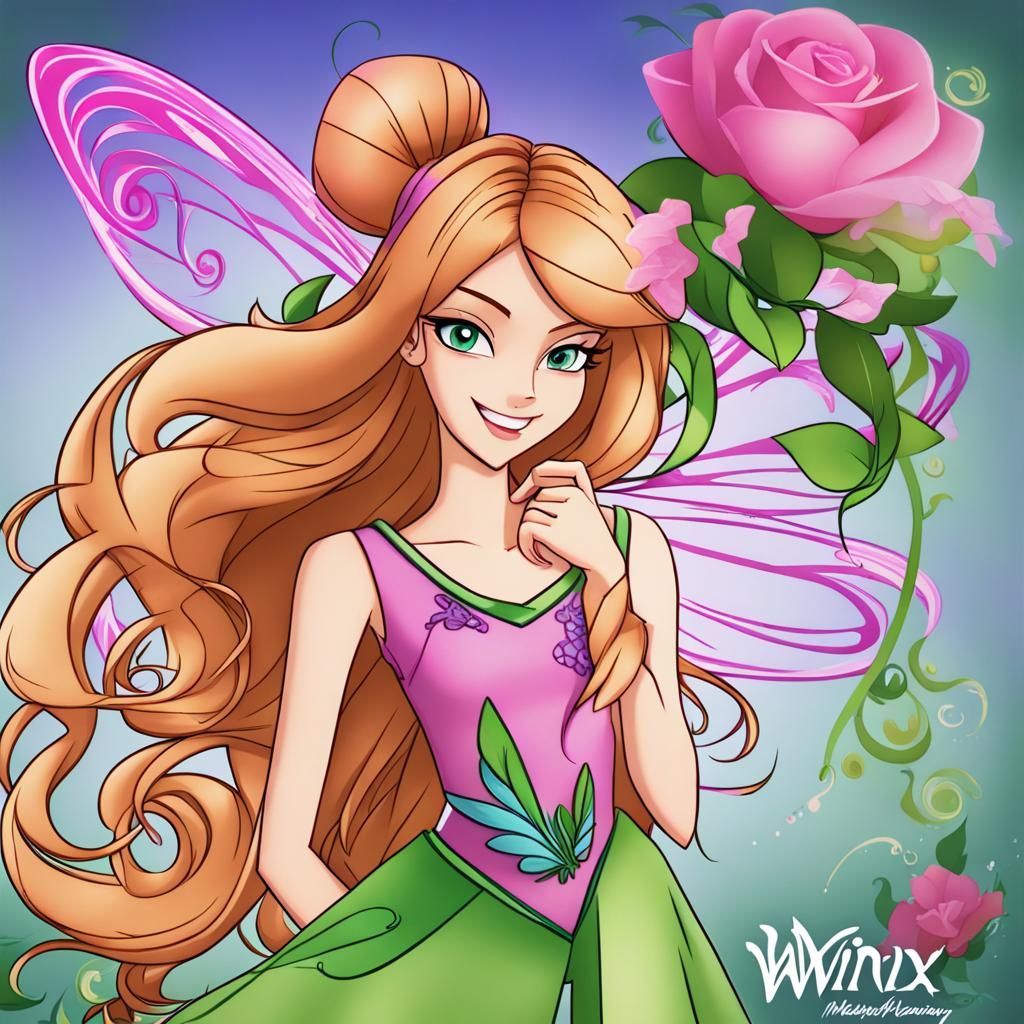 Flora from Winx Club: Digital Character Art