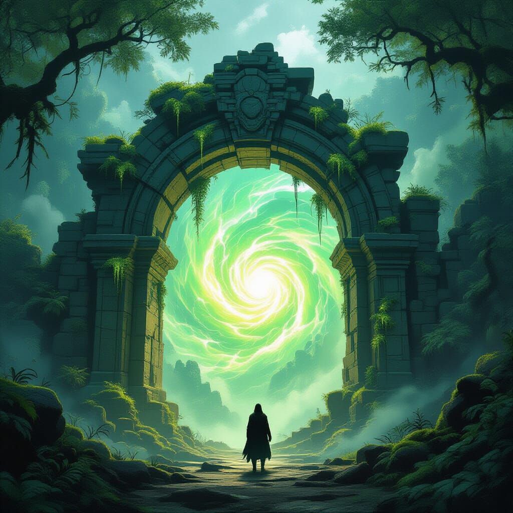 Mystical Stone Archway to Another Dimension