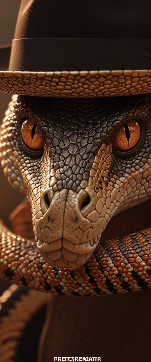 Cobra in Coral-Snake Fedora, Sci-Fi Fantasy Setting