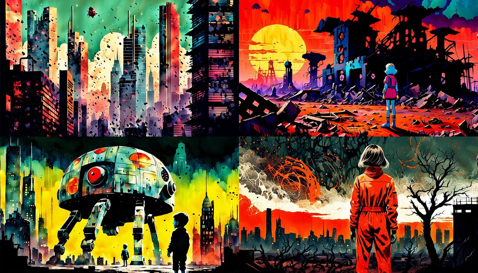 Dystopian Nightmares: A Ladybird Book Cover