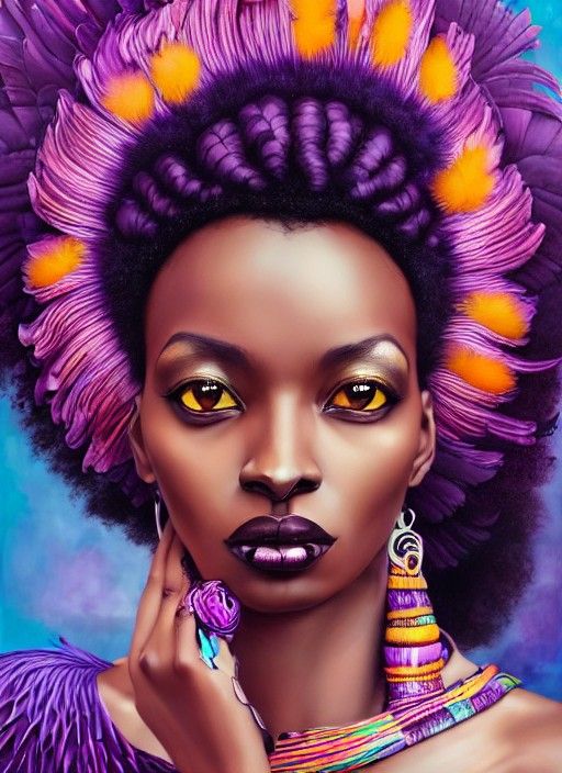 Goddess Athena Portrait in Dittmann Style