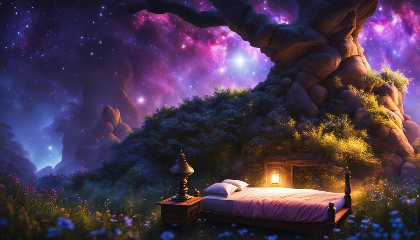 Surreal Dreamscapes in Mystical Watercolor