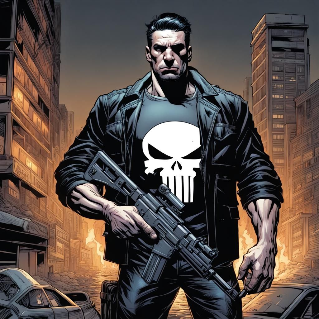 The Punisher Comic Book Art