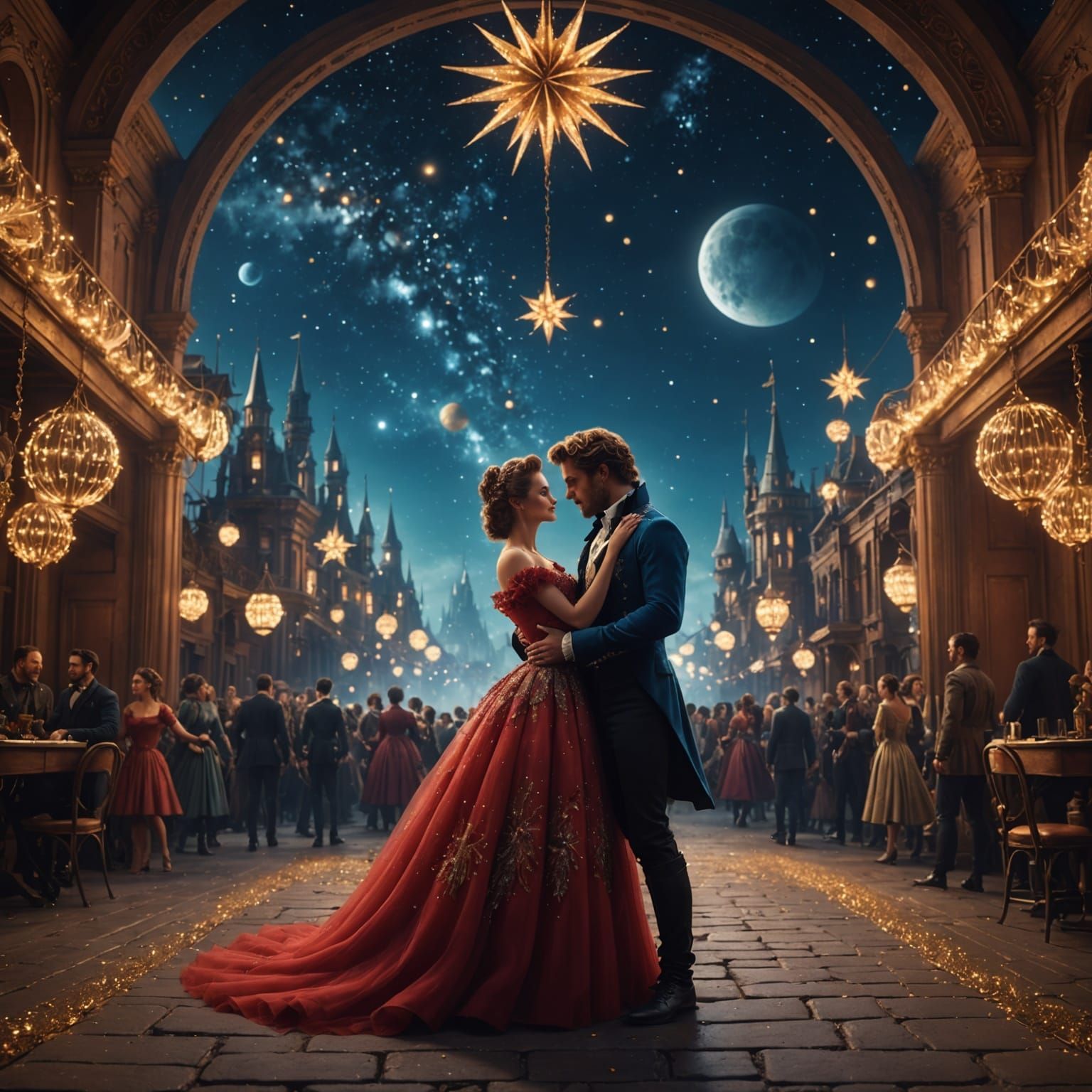 Fantastical Matte Painting with Deep Color in Unreal Engine