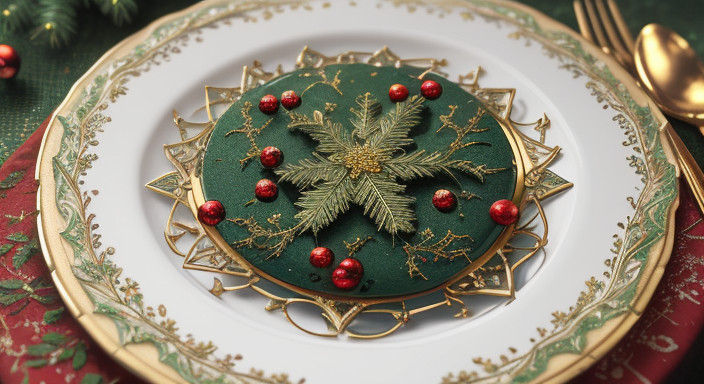 Whimsical Christmas Cookies in a Festive Winter Wonderland