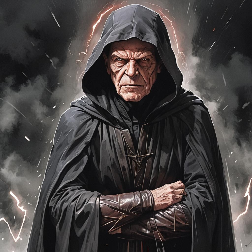 The Flash and Palpatine Fusion Art