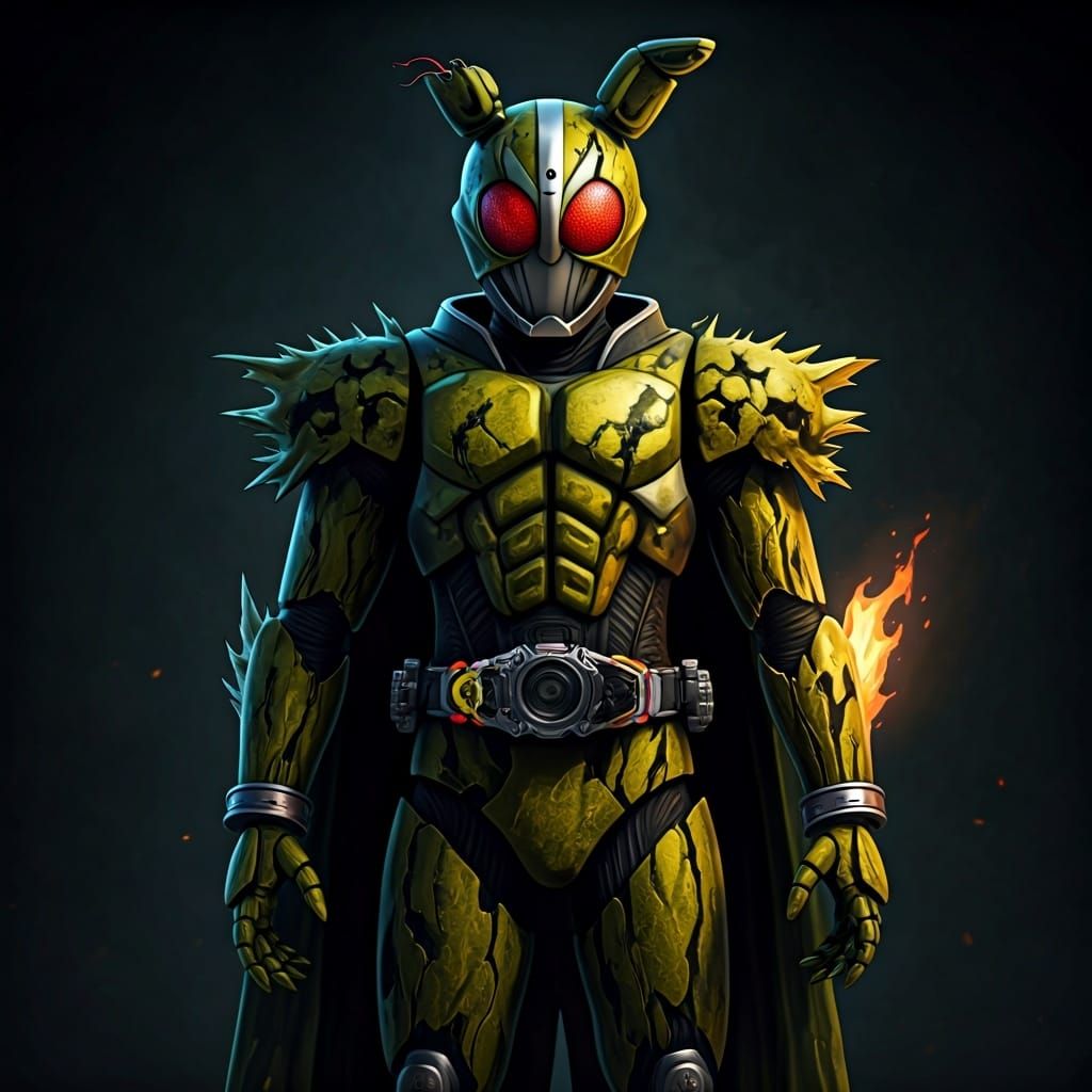 Kamen Rider Springtrap Chica Mode: Cryptic Monster
