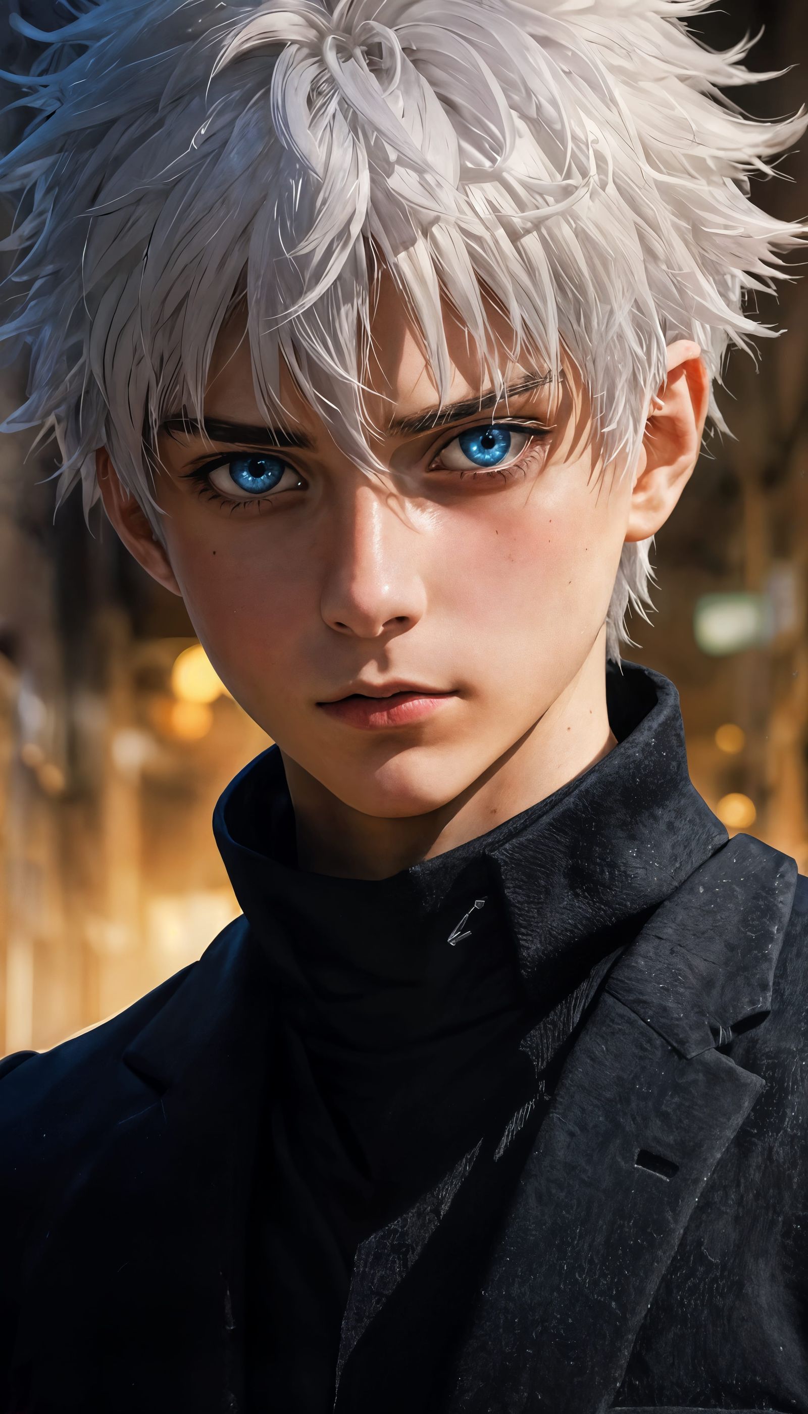 Killua Zoldyck Fan Art: Silver Hair, Black Suit