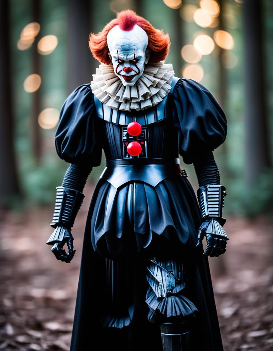 Pennywise as Darth Vader: Professional Full Body Photo