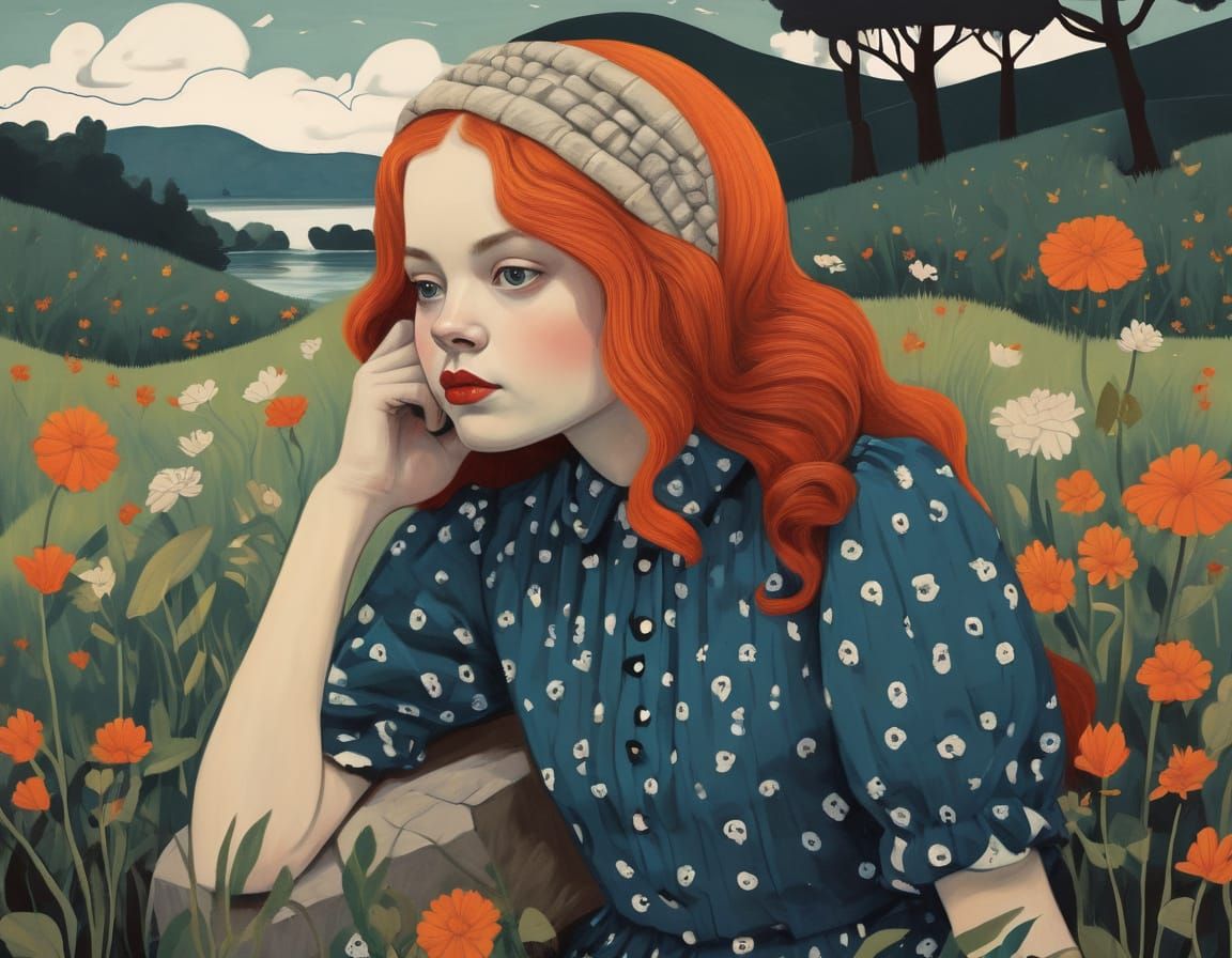 Abstract Geometric Composition in Amy Earles Style