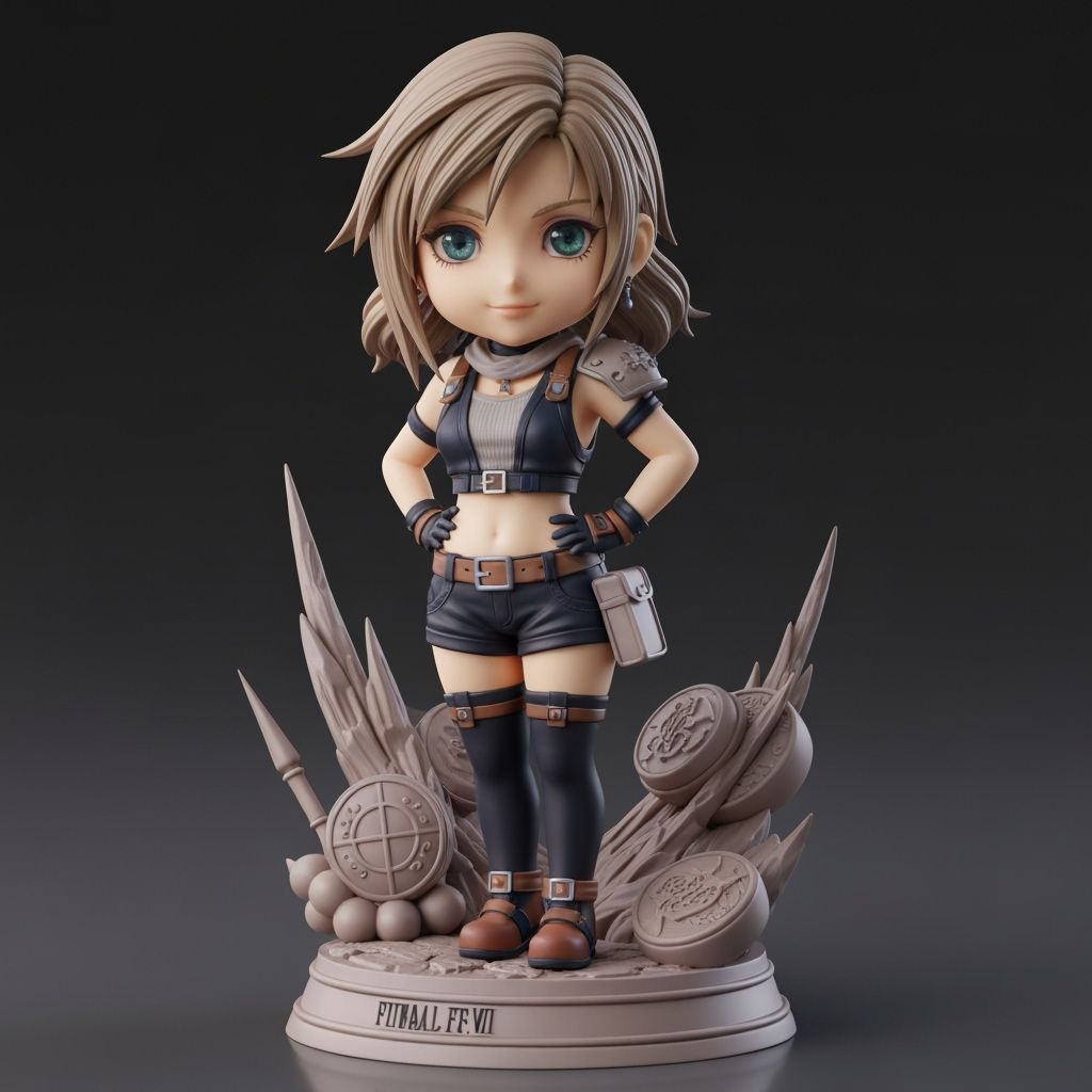 Chibi Tifa Lockhart Collectible Figurine