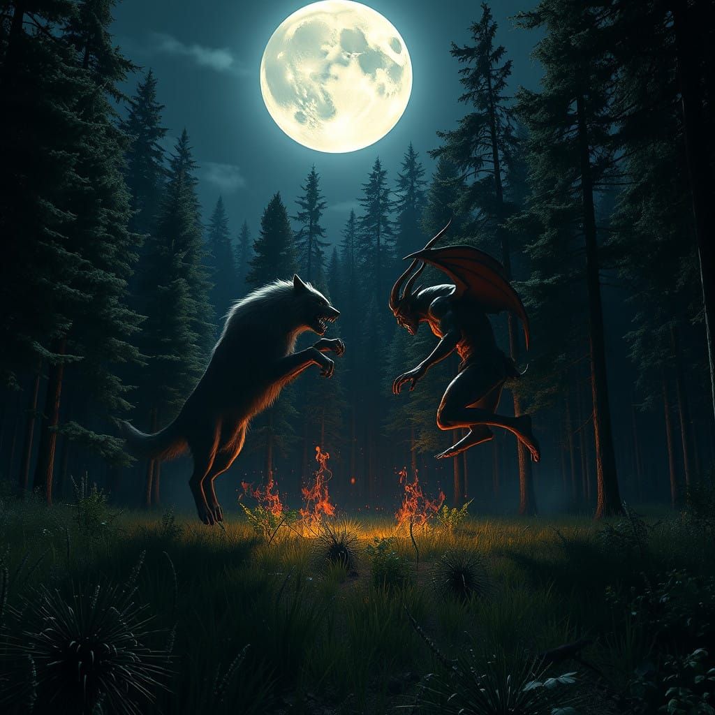 Werewolf vs demon