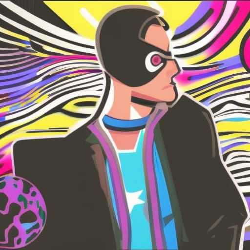 Abstract Cyber Concept Art