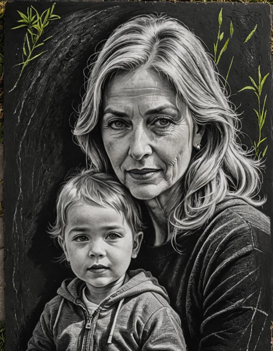 chalk art, a realistic rough, white chalk, monochrome,  imag...