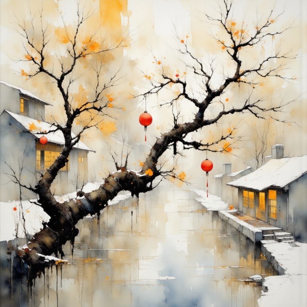 Snow Lanterns Whisper