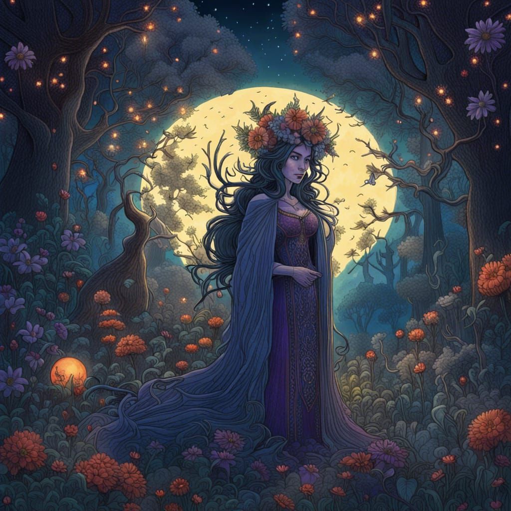 queen of night - inspired by Keeg