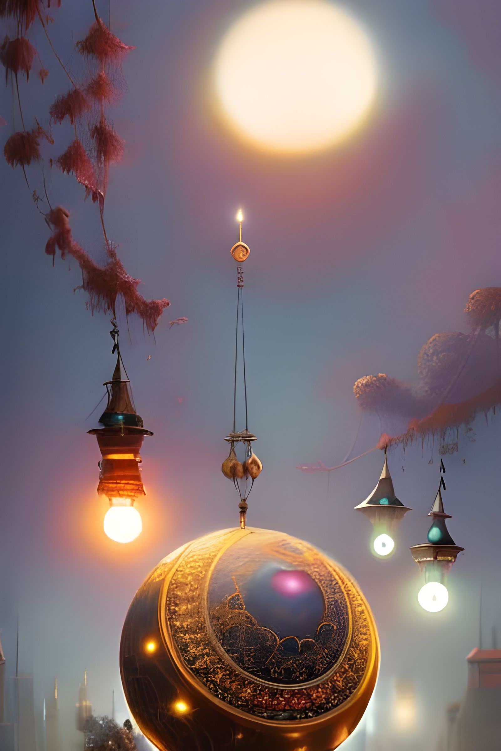 Glowing Orbs with Enchanting Worlds