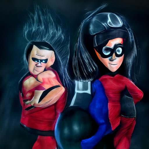 The Incredibles: Steroid-Enhanced Dash and Violet