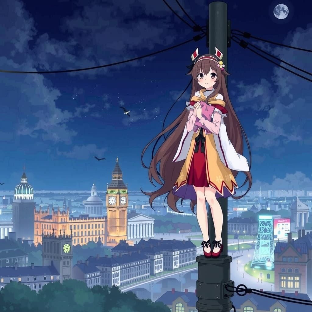 Anime Magical Girl Guardian Over London