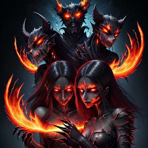 Their eyes, glowing embers, a digital fire,
Burning with hunger, an unholy desire.
They reach with gaunt claws, of corru...