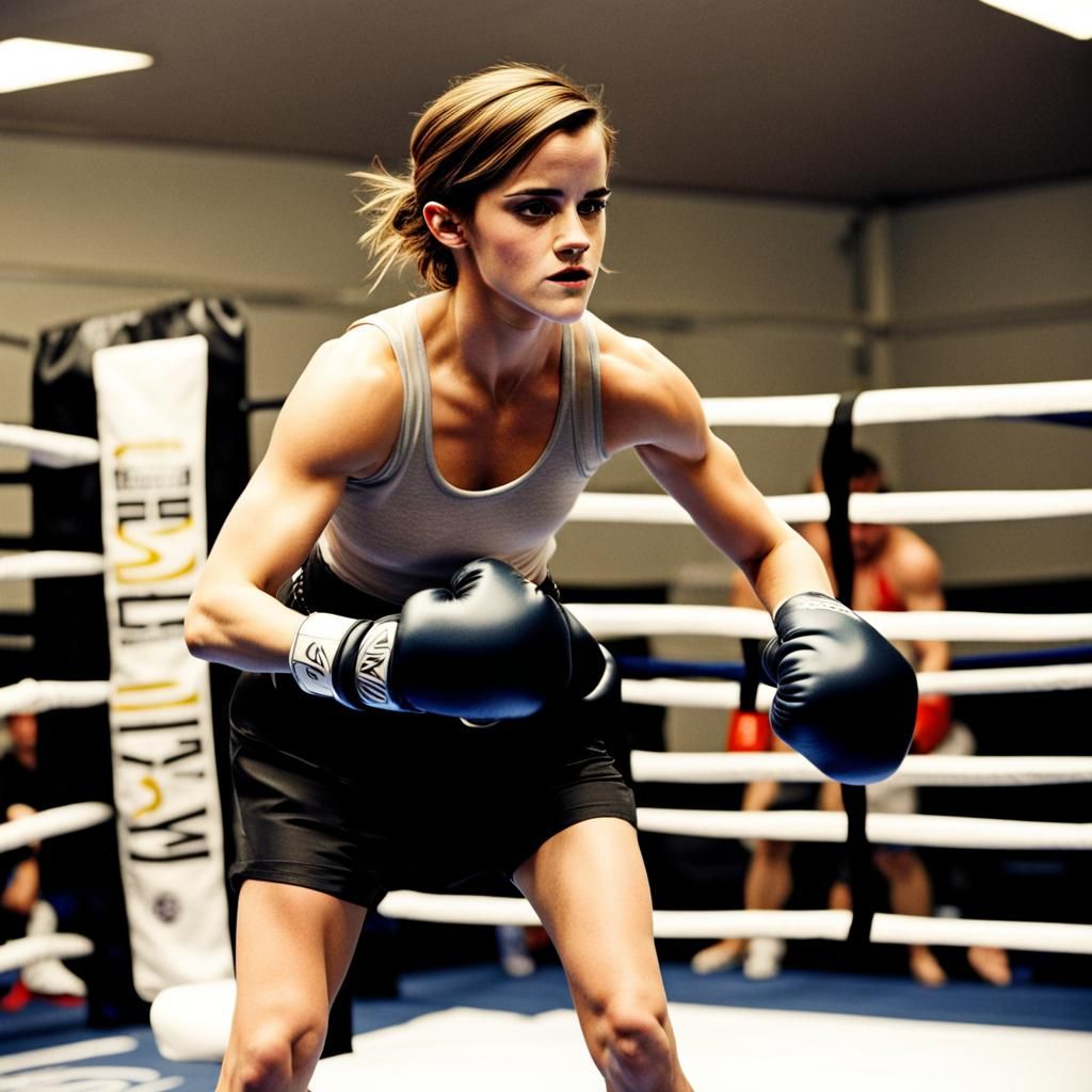Emma Watson Ready to Box