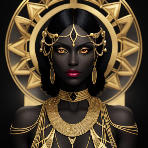 Confident Gentleman in Art Deco Style