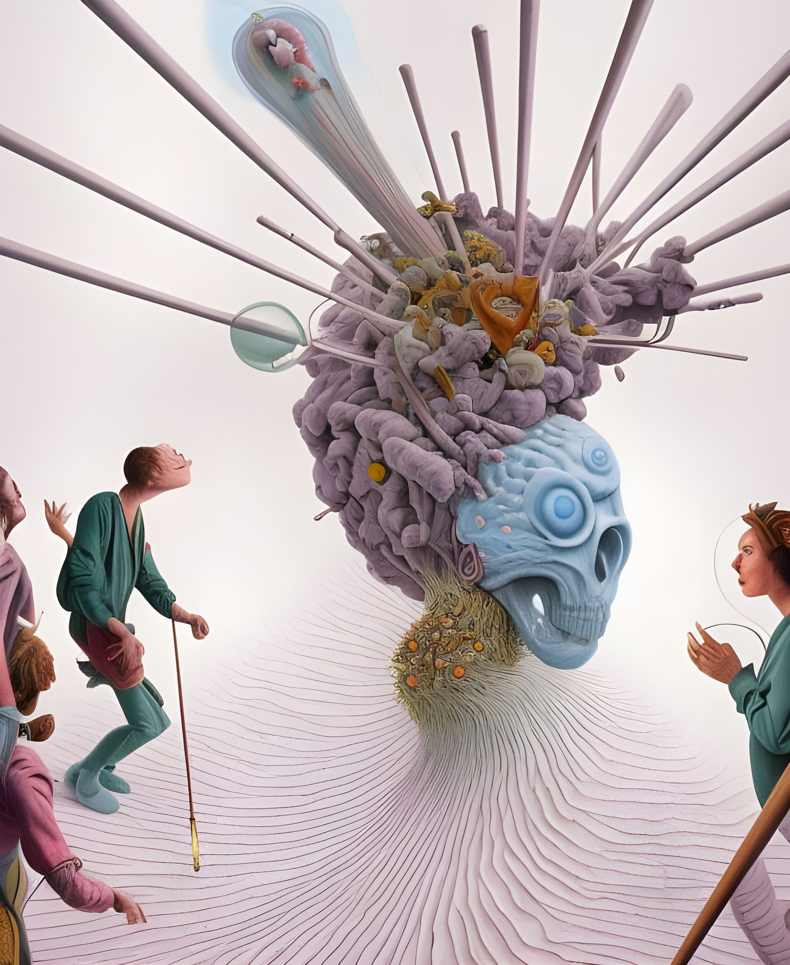 Magical Biological Surrealism in Photorealistic Style