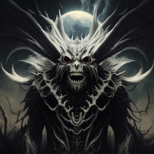 Eldritch Sea Monster in Surrealist Style