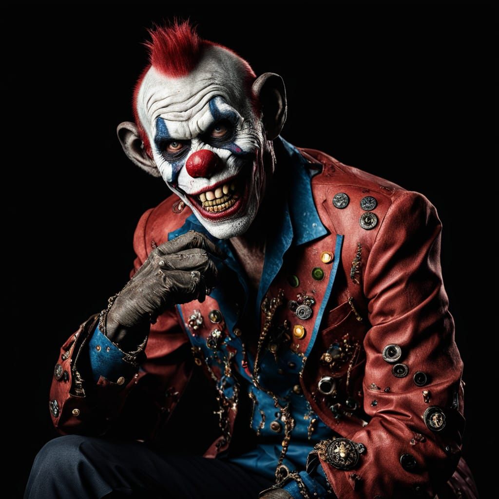 Surreal Glam Rock Zombie Monkey Monster