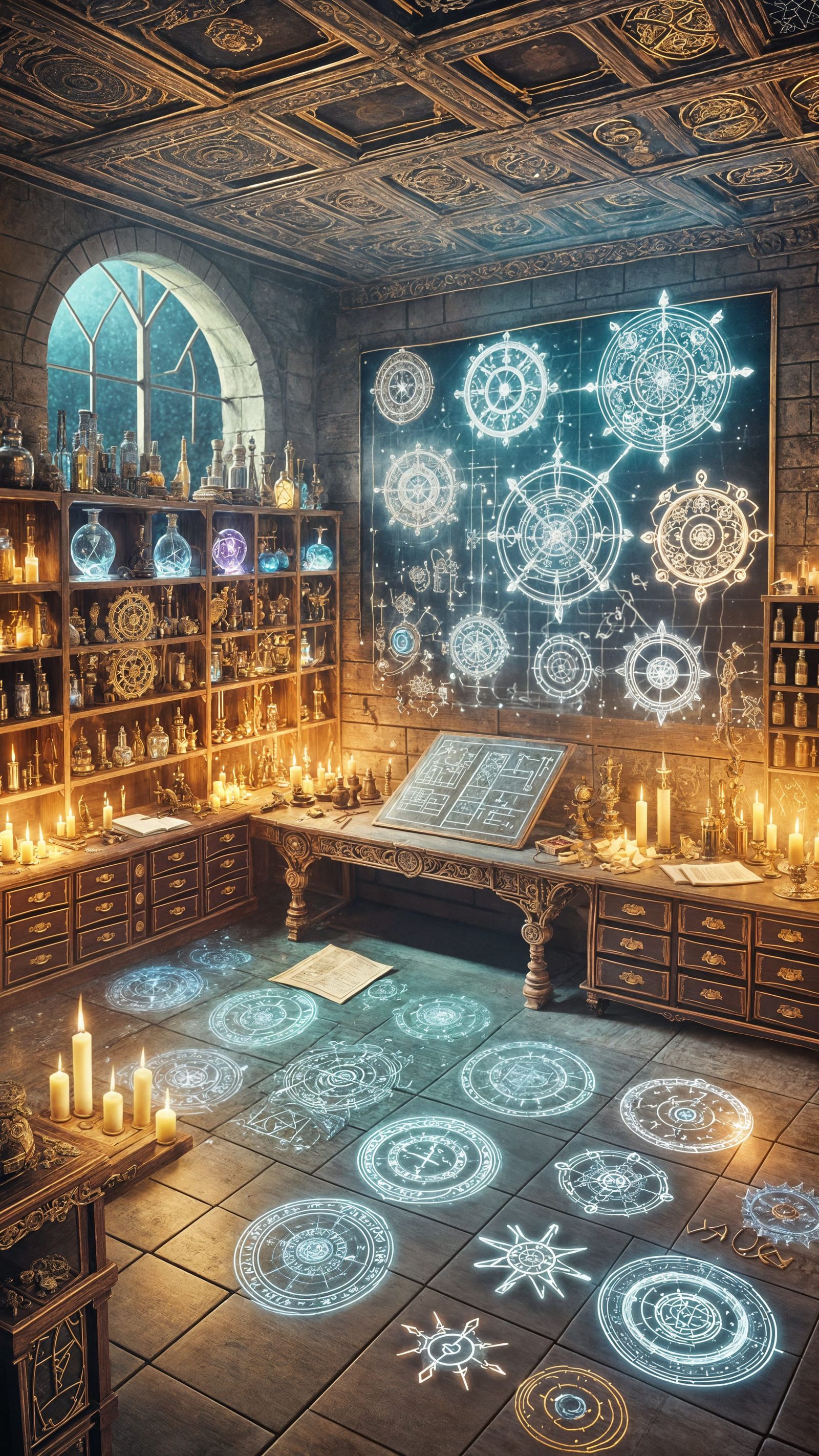 Elegant Fantasy Workshop with Magical Innovations