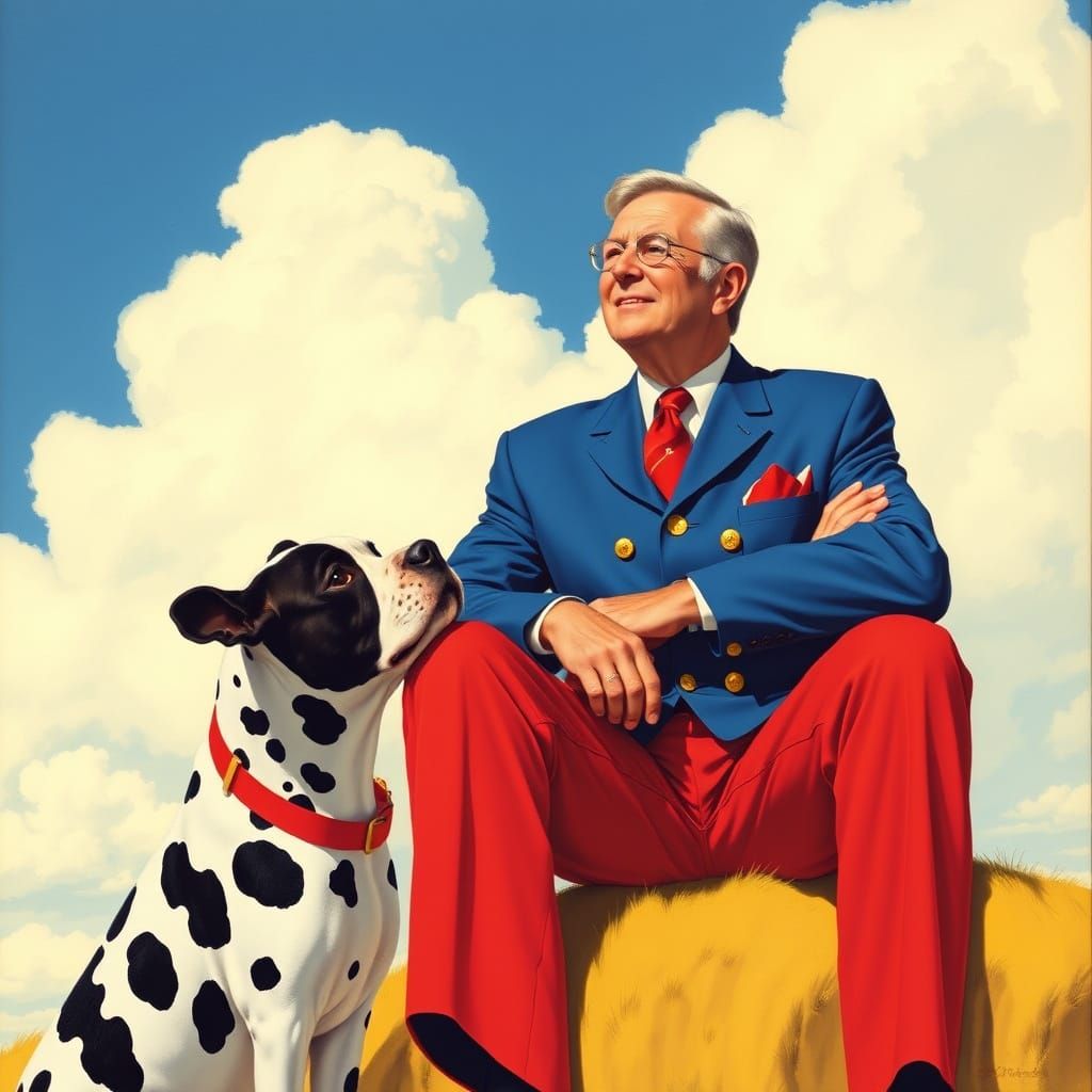 Inspirational Pop Art Portrait of a Young Boy