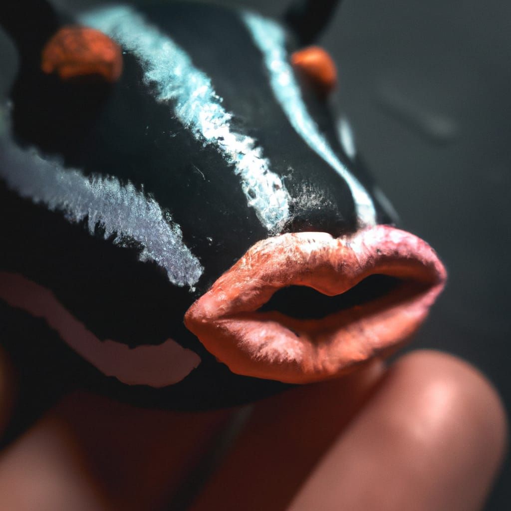 Anthropomorphic Monster on Stage: Flash Photography Portrait