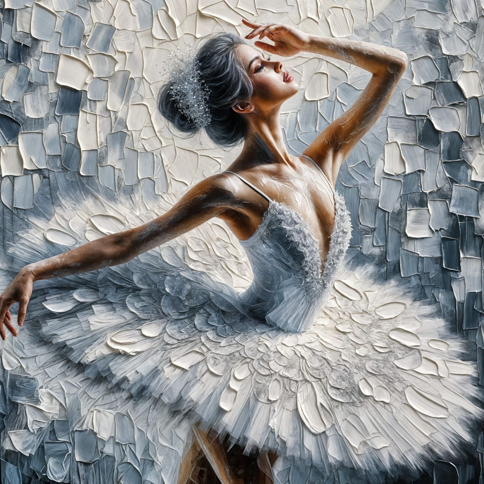 Ballerina in Timeless Impasto