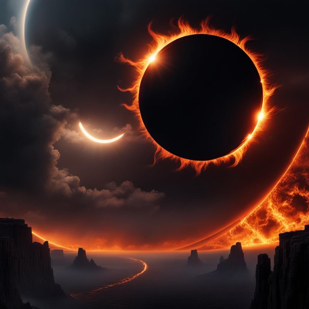 Ring of fire solar eclipse
