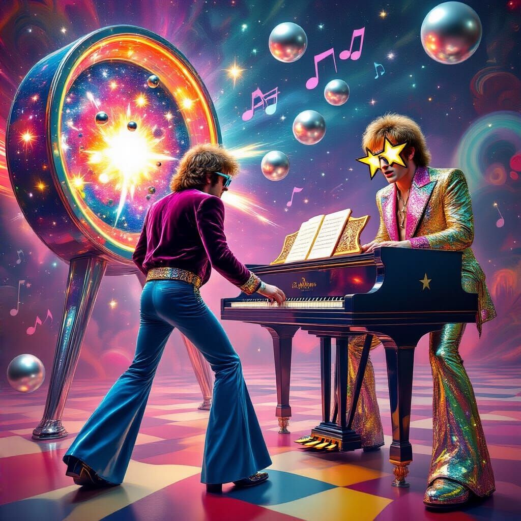 Tommy the Pinball Wizard in a Psychedelic Rock Fantasy