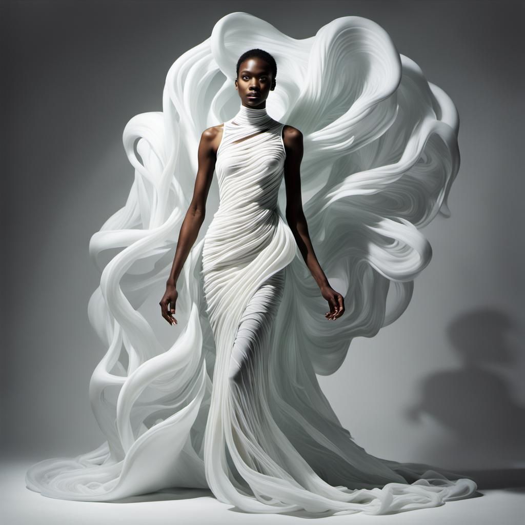 Milk Dress: A Magic Realism Concept Art Masterpiece