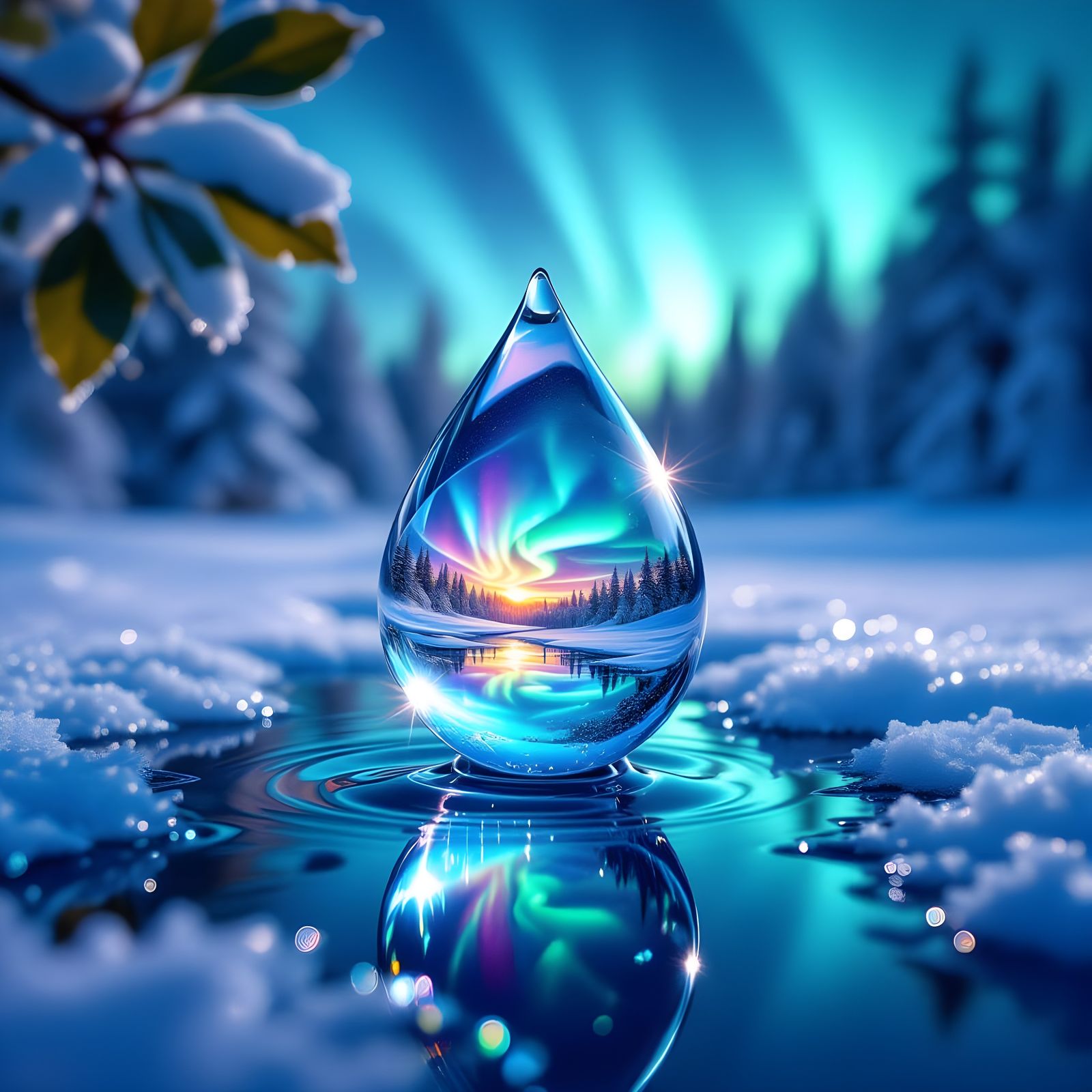 Aurora in a Teardrop