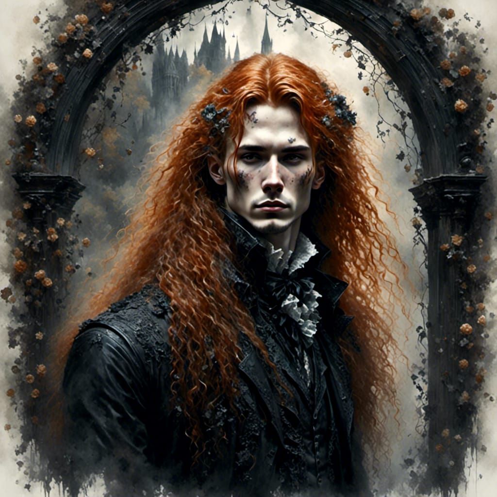 Gothic Ginger: Romanticism in a Misty Garden