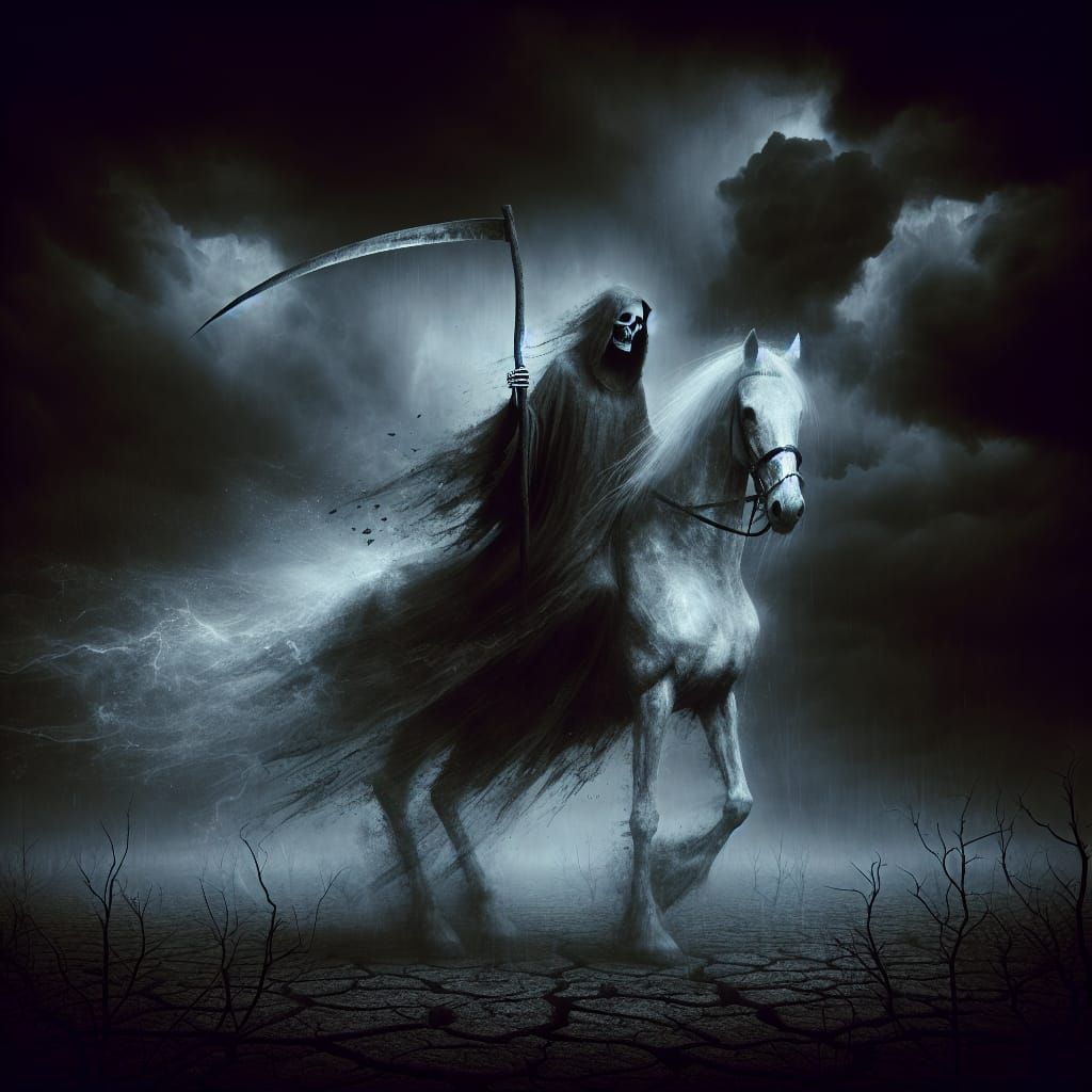 Spectral Rider of Death in the Night