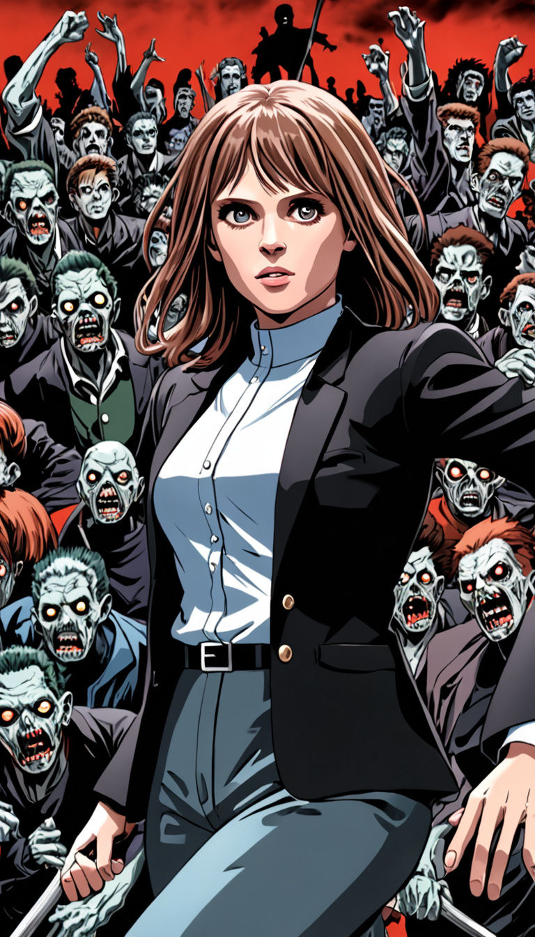 Ethereal Italian Actress Conjures Magic in Zombie Apocalypse