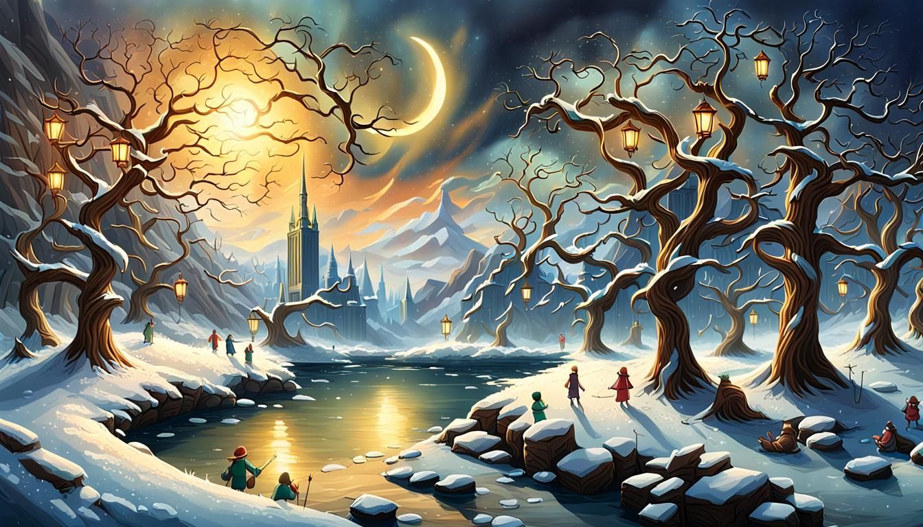 Contrasting Epochs: Light and Darkness in Balance