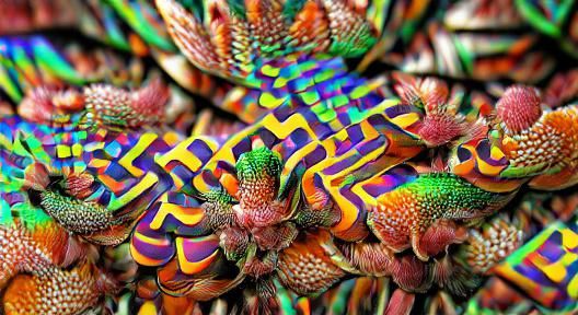 Endless Psychedelic Patterning in Vivid Colors