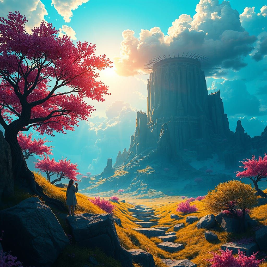 Vibrant Fantasy Realm Unfolds in Stunning 8K