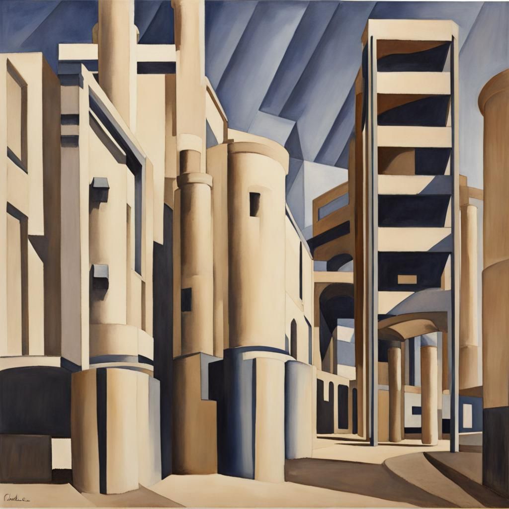 Port Said in Precisionist Style