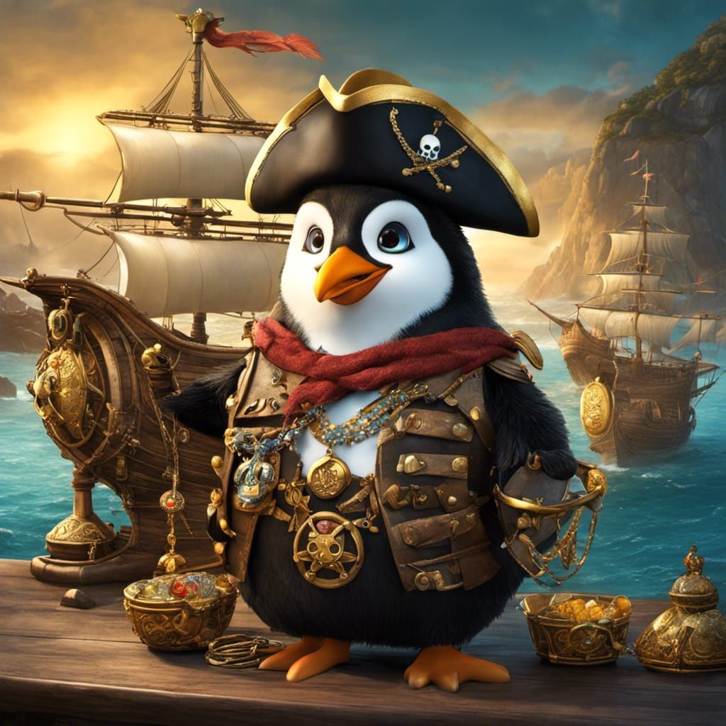 A Rich Fat Penguin Pirate