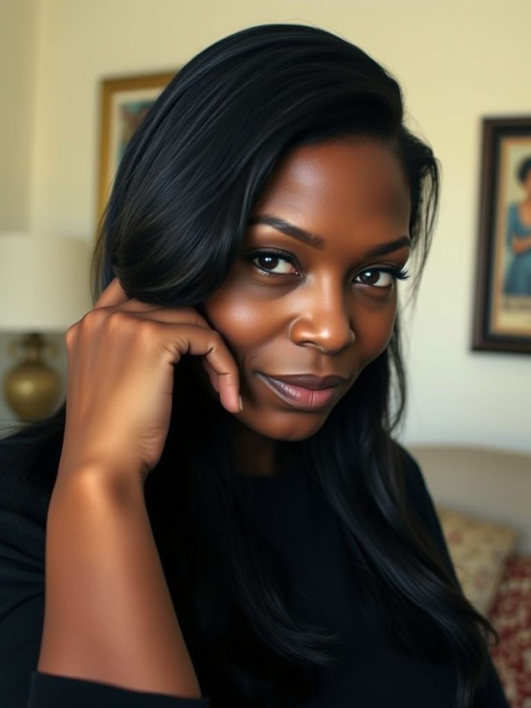 Intimate Portrait of Woman in the Style of Leibovitz